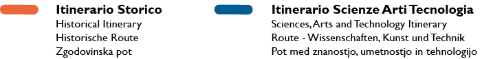 Itinerario Scienze Arti Tecnologia Sciences, Arts and Technology Itinerary Route - Wissenschaften, Kunst und Technik    